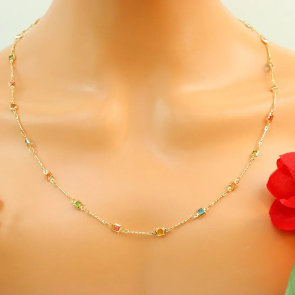 "New Beautiful Design Necklace Chain for Women/Girls, Gift, N528 - Picture 9 of 10